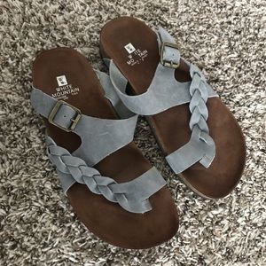 White Mountain Gray Crawford Sandal